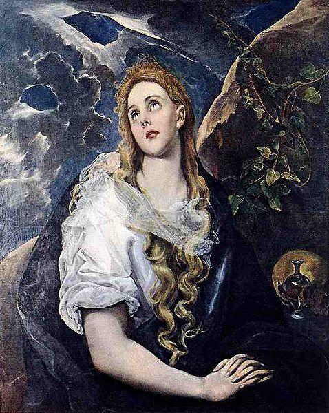 El Greco Mary Magdalen in Penitence china oil painting image